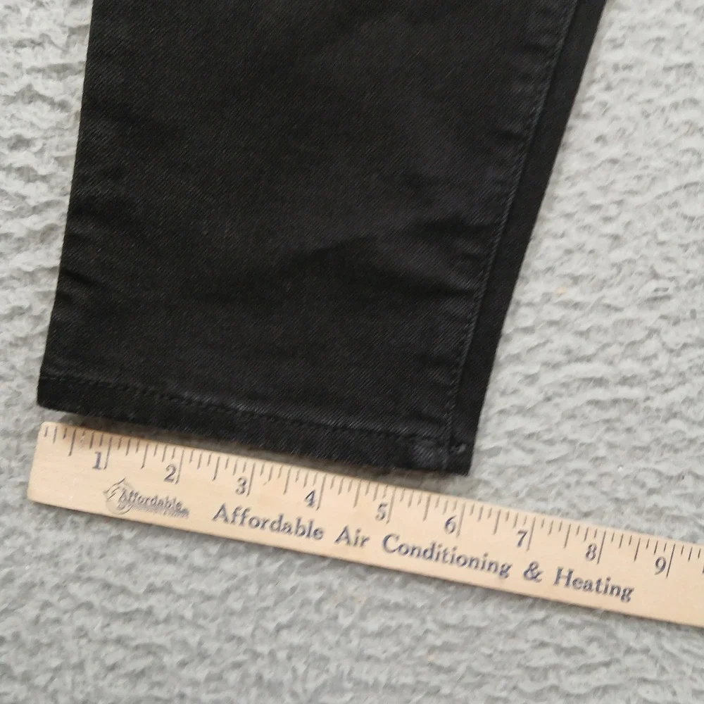 Old Navy Pop Icon Skinny High Rise Distressed Black Jeans Women's 10 EUC
